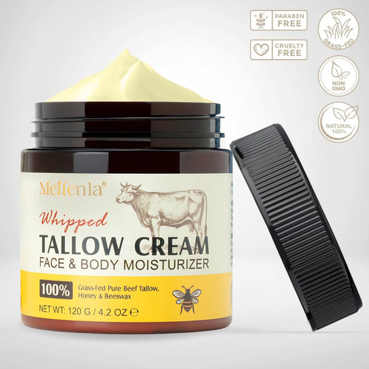 Beef Tallow, Honey, & Beeswax Moisturizer